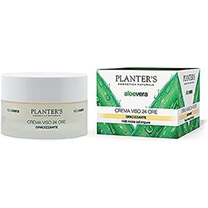 Planter's Crema Viso 24h Opacizzante all'Aloe Vera - Idratante e Sebo Normalizzante per Pelle Mista e Impura, 50ml