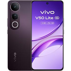 vivo V50Lite 5G,batteria BlueVolt 6500mAh, AI Cameraphone con sensore Sony IMX882 50MP, Aura Light, 8+8GB RAM,256GB ROM,display P-OLED da120Hz,IP65, NFC