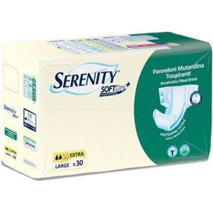 Serenity SoftDRY Sensitive Pannolone Mutandina Extra Taglia L 30 Pezzi - Protezione Traspirante per Incontinenza
