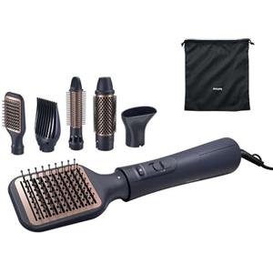 Philips serie 5000 - Styler ad aria Philips con 5 accessori per stili diversi, da un look liscio naturale a onde definite e volume sulle radici, modello BHA530/00