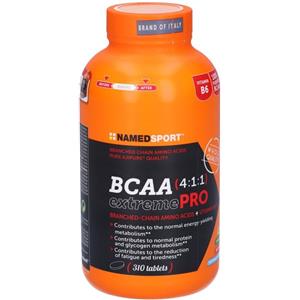 NAMEDSPORT SRL Named Sport - BCAA 4:1:1 Extreme Pro Integratore Energizzante Confezione 310 Compresse