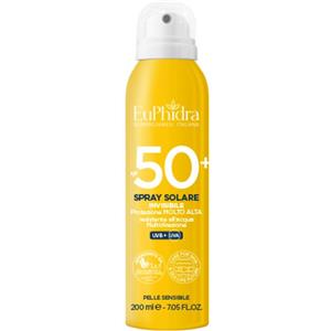 Euphidra Kaleido Spray Invisibile SPF50 200 ml - Protezione Solare Molto Alta, Non Unge e Resistente all'Acqua