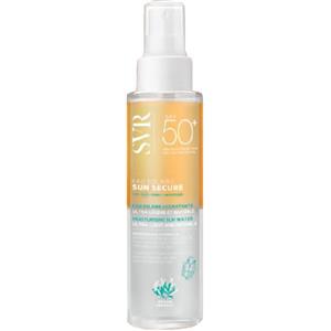 Laboratoires SVR Sun Secure Eau Solaire SPF50 100 ml - Protezione Solare Bi-fasica per Viso e Corpo, Resistente all'Acqua e Biodegradabile