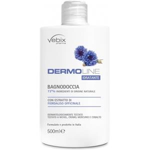 Vebix Bagnodoccia Idratante Fiordaliso 500 ml con Estratto di Fiordaliso e Proteine del Grano