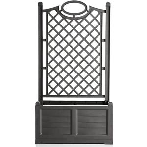 Bama fioriera con spalliera per esterno Separè Ferro Battuto