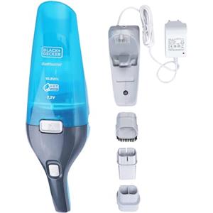 BLACK+DECKER WDC215WA WDC215WA-QW, Aspirapolvere da Tavolo, Blu, Titanio