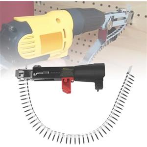 Ejoyous Pistola Sparachiodi a Catena Automatica, Avvitatore per Cartongesso, Viti per Piastre in Gesso Adattatore per Trapano a Vite Accessorio per Cacciavite a Muro a Secco