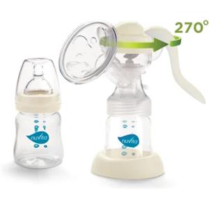 Nuvita Tiralatte Manuale Bifase Materno Twist - Suzione a 2 fasi per un'ottima esperienza di allattamento