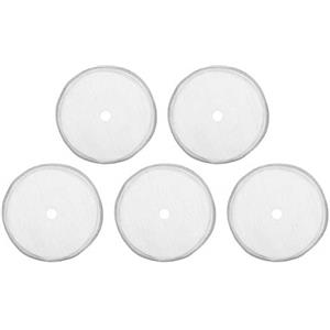 Fdit Filtro per stampa francese, 5 pezzi di ricambio per filtro in acciaio inossidabile da 80 maglie per macchina da caffè French Press da 350 ml