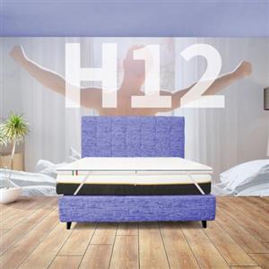 Comfy Line TOPPER RIGIDO matrimoniale 160X190 Cm, Topper materassino con elastici ALTO 12 Cm | Topper sfoderabile a ZONE DIFFERENZIARE che è un vero materasso - MOD. FISIO A ZONE H12