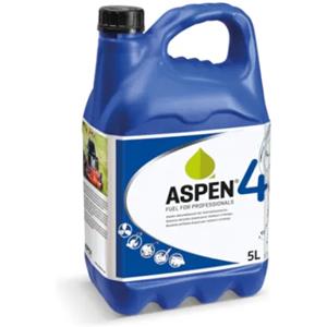 Aspen Benzina Alchilata 4T - Tanica da 5L, Eco-Friendly e Priva di Sostanze Tossiche