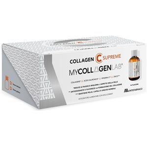 MyCollagenLab Collagen C Supreme - Integratore Alimentare con Collagene Marino, Acido Ialuronico e Vitamine, 14 Flaconcini da 30 ml