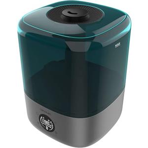 Cecotec Purificatore d'aria e Umidificatore Evaporativo Breezecare 2900 Smart. 25W, Umidificazione Massima 300ml/h, Serbatoio 4,5L, Schermo Tattile, Timer fino a 8h, Controllo Umidità 45% a 90%