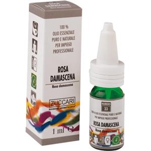 ZUCCARI Olio Essenziale Rosa Damascena 1ML - Equilibrio Emotivo e Atmosfere di Gioia