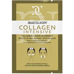 Natur Unique Ialucollagen Intensive Patch Film Occhi e Naso-Labiali con Acido Ialuronico, Collagene ed estratti naturali