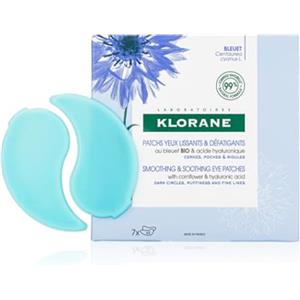 Klorane Smoothing and Soothing Eye Patches with Cornflower and Hyaluronic Acid, 7 ct.