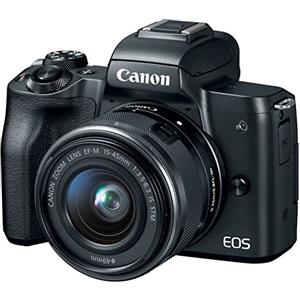 Canon EOS M50 + EF-M 15-45mm f/3.5-6.3 IS STM Kit Kit fotocamere SLR 24,1 MP CMOS 6000 x 4000 Pixel Nero