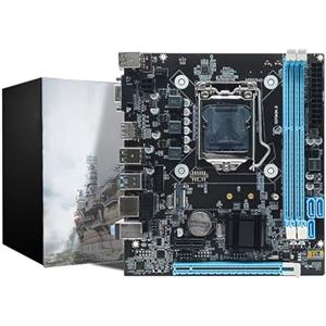 CUTULAMO Scheda Madre da Gioco H81 Ad Alta velocit¨¤ 6Gb/s LGA 1150 Scheda Madre per PC per PC Desktop