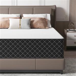 MOLPHIT Materasso Matrimoniale 160x190 Altezza 25cm, Certificazione OEKO-TEX Materasso a Molle e Schiuma, Materassi Memory, Materassi con Ergonomico Sostenuto,Confortevole e Elevata Traspirabilità