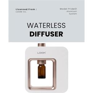 Minidiva Diffusore di aromaterapia Diffusori di oli essenziali professionali, tecnologia di atomizzazione, bianca (White)