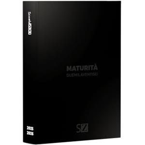 ScuolaZoo Diario Maturando 2025/2026 - Agenda 12 Mesi per Studenti di Quinta - Diario Scolastico con Copertina Rigida -Tips Esame, Countdown e Spazio per il Panico - Maturità 2026