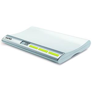Laica PS3001W1 - Bilancia Pesabambini Eletronica, 200 g - 20 kg, Argento, 52 x 32 x 6 cm