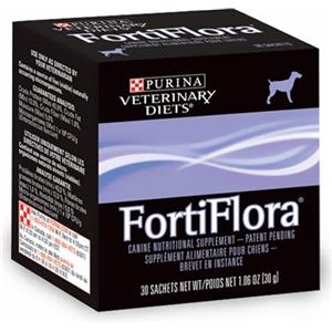 Purina Veterinary Diets KIT 7x Purina Pro Plan Fortiflora Integratore Intestinale per Cani 7x1g - 7 Buste x 1g - PREZZO A CONFEZIONE