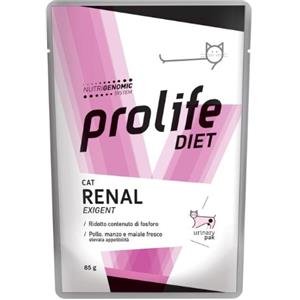 Prolife Veterinary Formula KIT 12x Prolife Renal Exigent Veterinary Formula Per Gatti - 85 g, 12 pezzi - PREZZO A CONFEZIONE