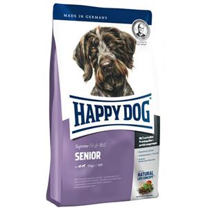 Happy Dog Supreme Fit&Vital Senior - Alimento Secco Completo per Cani Anziani, 4 Kg con 5 Fonti Proteiche e Omega 3 & 6