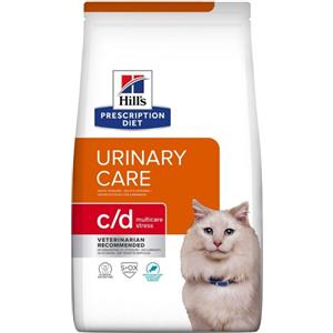 Hill's Prescription Diet c/d Multicare Stress Alimento Secco per Gatti con Pesce Oceanico - 8 kg