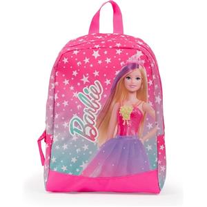Barbie Giochi Preziosi - Zainetto Asilo con Ampio Comparto Centrale, Spallacci Imbottiti e Maniglia, Dimensioni 25,5x34,5x11,5 cm