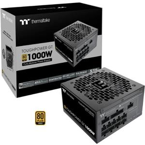 Thermaltake Toughpower GT 1000W - Alimentatore ATX 3.1, 80 Gold, Modular, Nero
