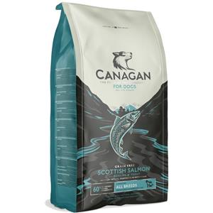 Canagan Scottish Salmon All Breeds - Crocchette Grain Free per Cani Adulti, 12 Kg con Salmone Scozzese Fresco