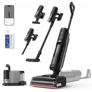 DREAME H15 Mix Aspirapolvere Lavapavimenti 7-In-1, Braccio Robotico IA, Pulizia Bordi su 3 Lati, Aspirazione 23.000 Pa, Dosaggio Intelligente, 0 Grovigli, Lavaggio Spazzola a 100 °C