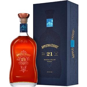 Appleton Estate Jamaican Rum Jamaica Rum Nassau Valley Casks 21 Years Old - Appleton Estate (0.7l - astuccio) - 0.7L