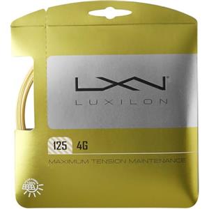Luxilon WRZ997110 Corda da Tennis 4G, 12.2 m, Unisex, Colore Oro, 1.25 mm