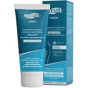 Iodase Dren Crema Gel 220 gr - Azione Drenante e Venotonica con Rusco, Quercetina e Sambuco