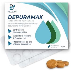 BEYOND BRANDS Detox Fegato ed Intestino Diuretico Drenante Forte con Bromelina Betulla Tarassaco Finocchio Centella Asiatica Orthosiphon Alta Efficacia e contro ritenzione Idrica Made in Italy