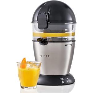Fridja Spremiagrumi automatico (un pulsante per funzionare), senza fuoriuscite, senza schizzi, facile da pulire, spremiagrumi per succo appena spremuto, in acciaio inox, 50 W, 400 ml, Fridja f900