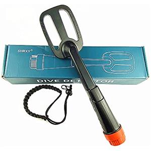 shrxy Rilevamento di pinpointer subacqueo della bobina di impulso impermeabile del metal detector (arancione)… (nero)