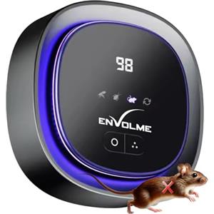 ENVOLME - Repellente Ultrasuoni - Anti Rat -Repellente Topi - Dissuasori per Topi - Antizanzare Ultrasuoni da Interno - repellente scarafaggi e blatte - Quasi impercettibile, Tecnologia 2025