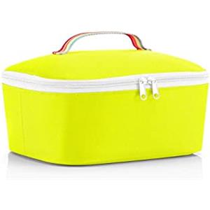reisenthel coolerbag XL twist silver - borsa frigo XL in tessuto poliestere di alta qualità - ideale per picnic, shopping e in viaggio, Couleur:pop lemon