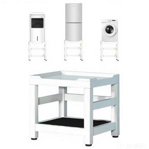 YiHYSj Base per Lavatrice con 4 Piedini Base Anti-Vibrazione Carico Pesante 26KG Mobile Lavatrice Asciugatrice per Lavatrice e Frigorifero 61x61x57cm, Scaffale bianco, Lavagna