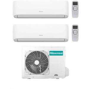Hisense Climatizzatore Hi Comfort Dual Split 9+9 con 2AMW35U4RGC Inverter Wi-Fi R-32 Classe A++ ,