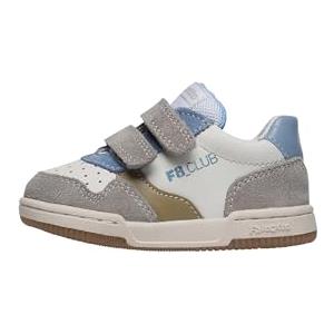 Falcotto Bounce VL. Suede/Calf Grey-White-Celeste
