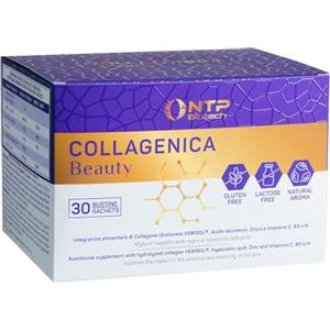 Ntp Biotech Collagenica Beauty - Collagene Marino Idrolizzato Verisol F® 5000 mg, Vitamina C, Vitamina B3, Zinco, Acido Ialuronico, D-Biotina - 30 bustine