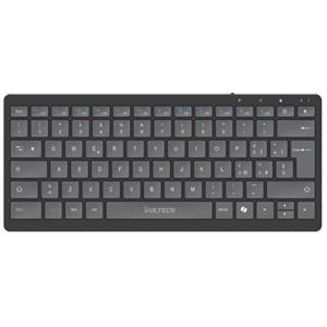 VulTech KEY-601WBT Tastiera Wireless/Bluetooth Ricaricabile Ultraslim con Tasti Silenziosi e Layout Italiano