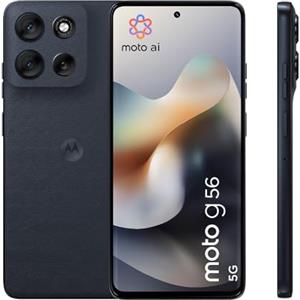 Motorola moto g56 5G 8/256GB, Fotocamera 50MP + sensore antisfarfallio, Display 6.72 FHD+ 120Hz, batteria 5200mAh, MediaTek Dimensity 7060, Android 15, PANTONE Black Oyster