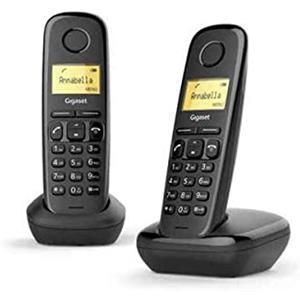 Gigaset A170 Teléfono Dect Duo Negro