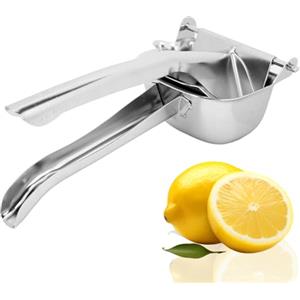 Hominas Spremiagrumi Manuale, Spremi Melograno Frutta Lime in Acciaio Inox Portatile Spremuta Arancia Pressa per Limone Agrumi Arance Frutta
